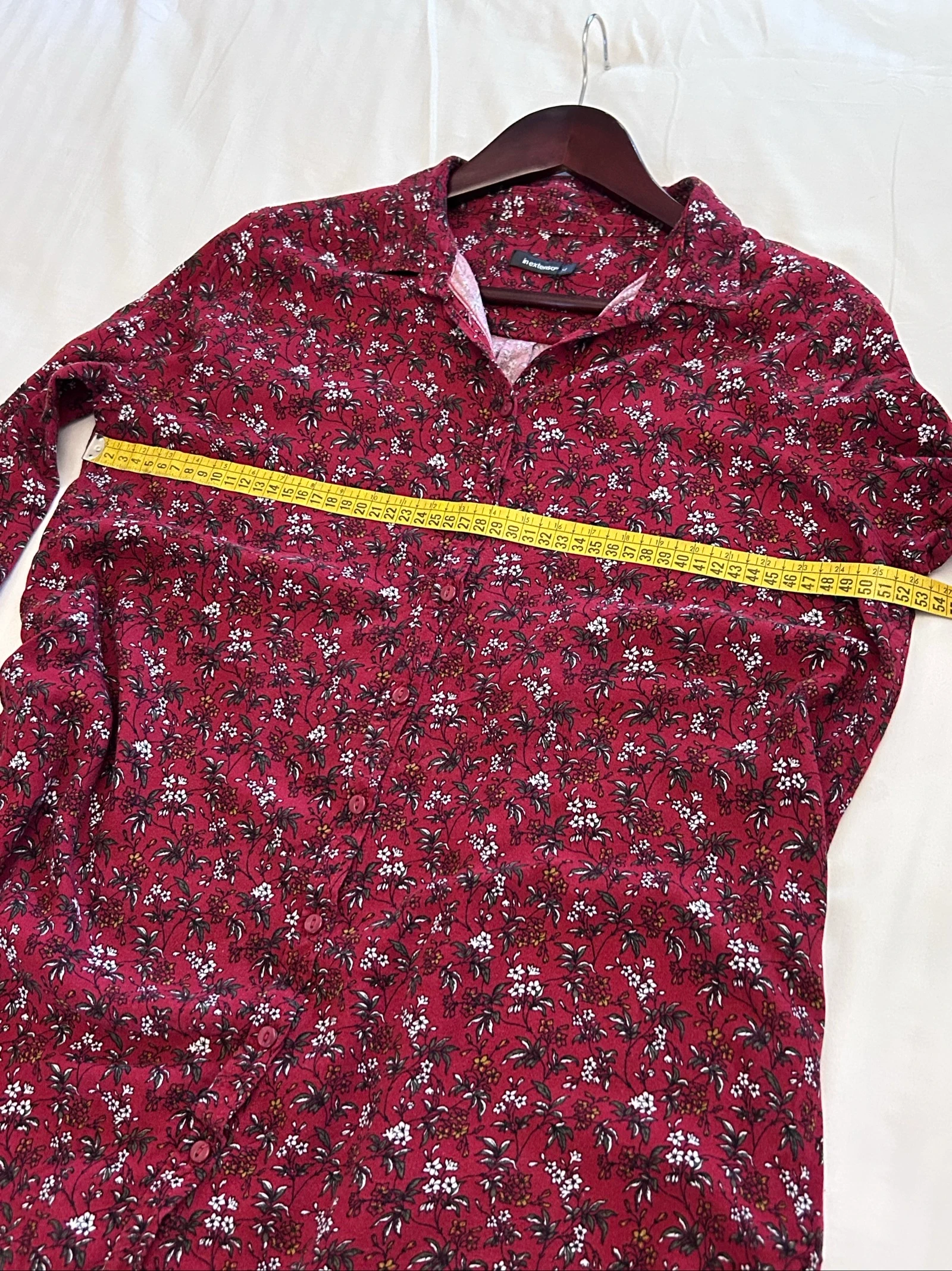 Robe vintage midi boutonnée In extenso taille M – photo 4